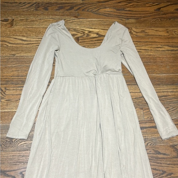 Long Sleeve Knit Ballet Dress - Picture 4 of 6